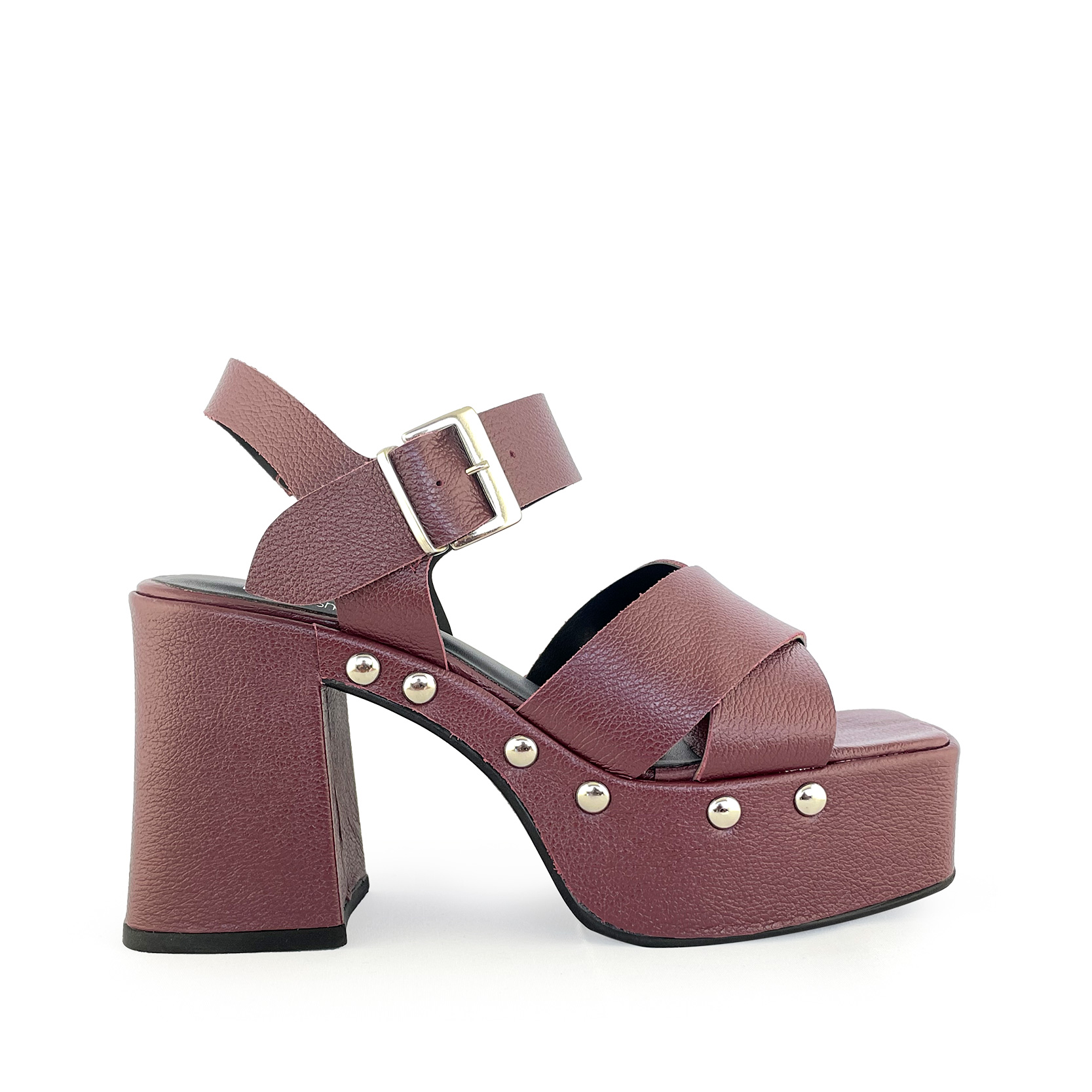 Sandalia de plataforma alta