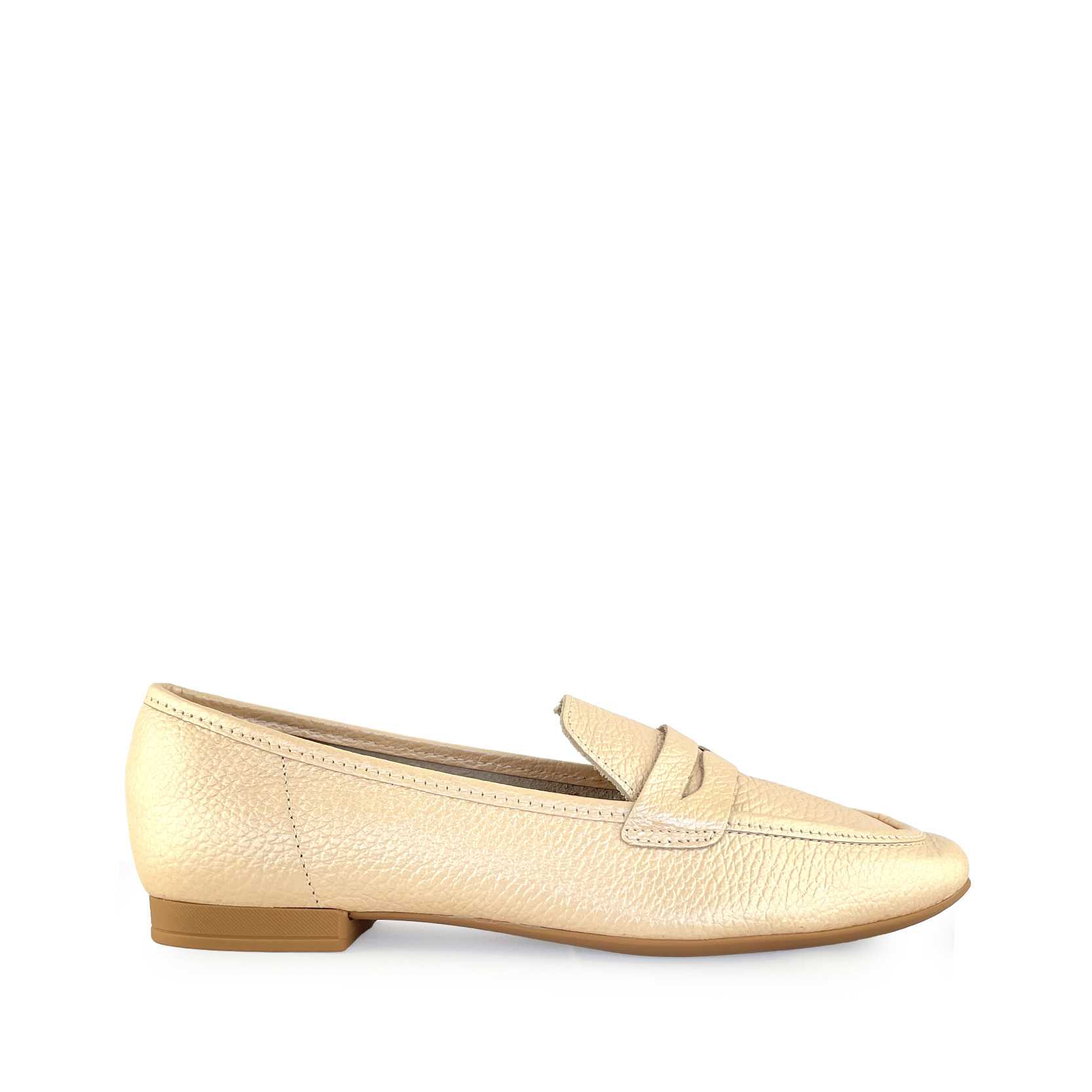 Mocasín de tacón bajo