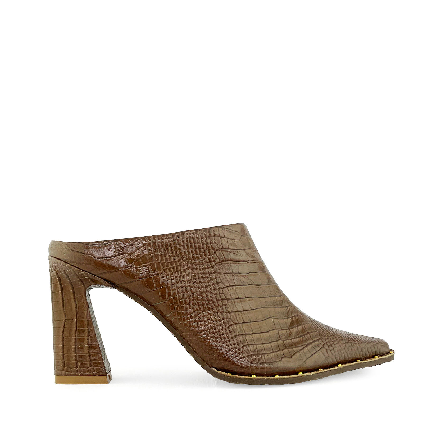 Zuecos de tacón  alto