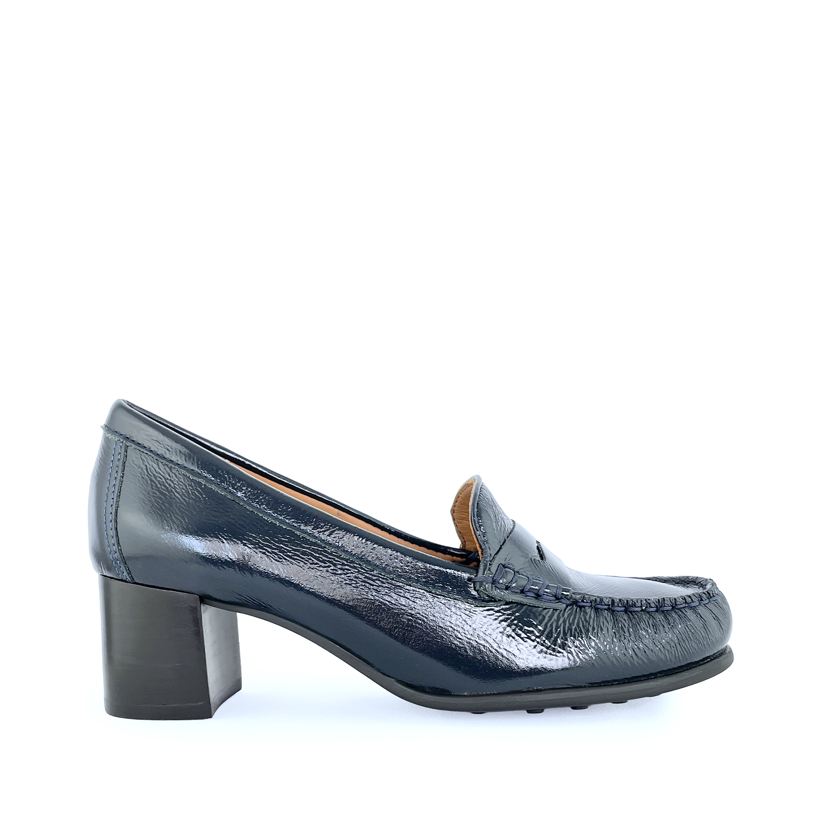 Mocasín de tacón alto