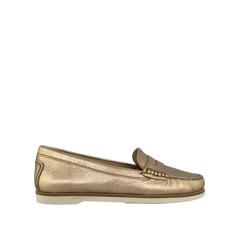 Mocasín de tacón bajo