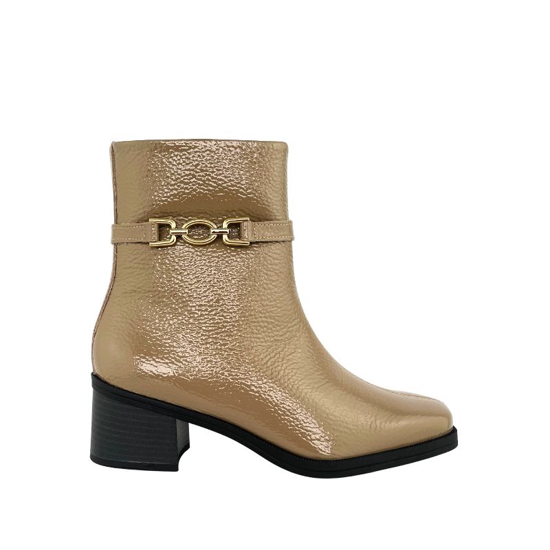 Botín de tacón medio