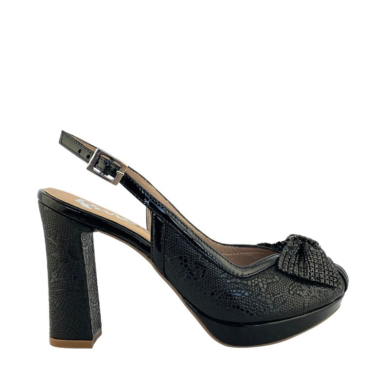 Tacón  de plataforma alta