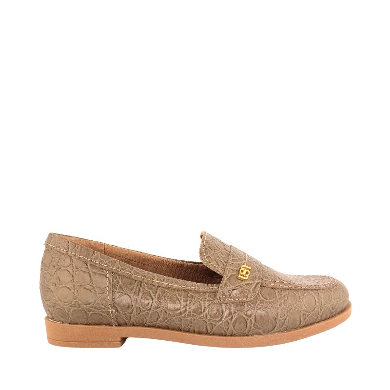Mocasín de tacón bajo