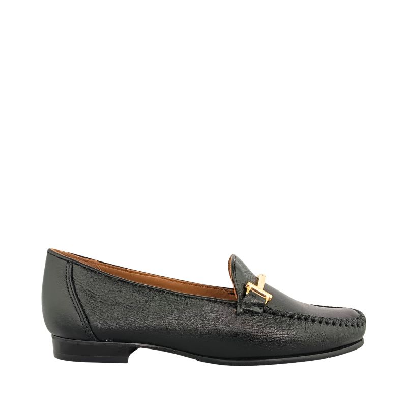 Mocasín de tacón bajo