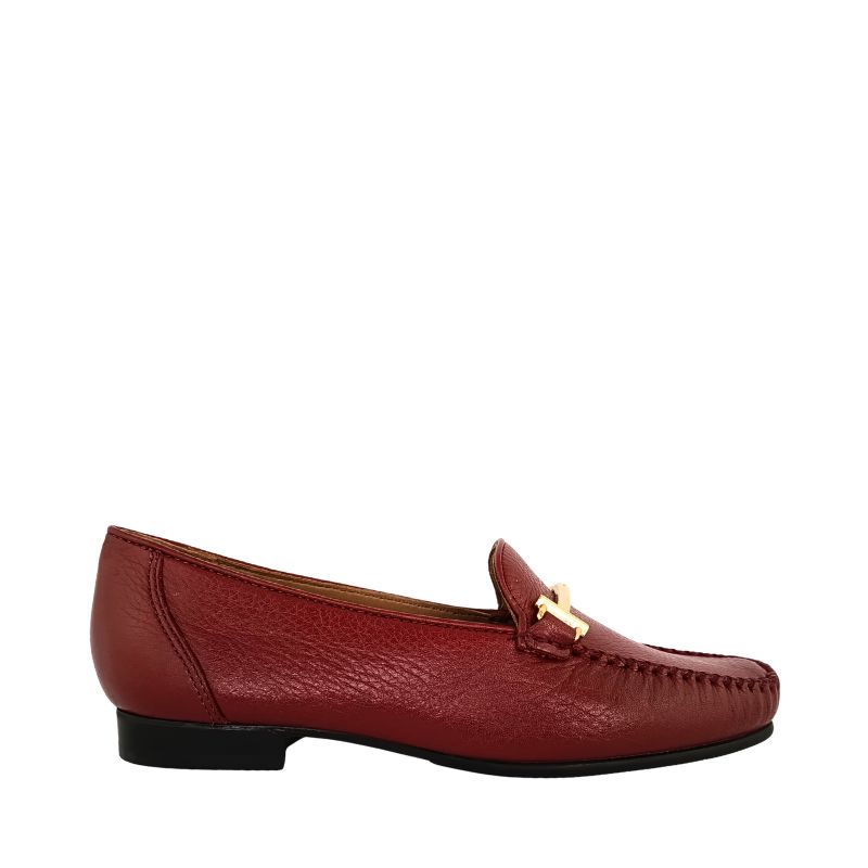 Mocasín de tacón bajo